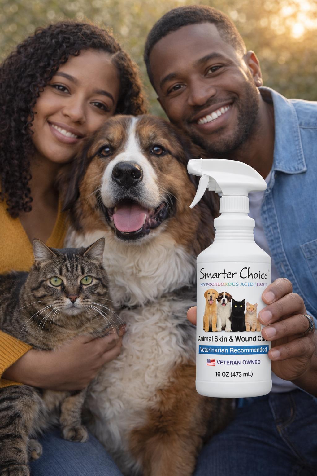 Family using Smarter Choice HOCl products